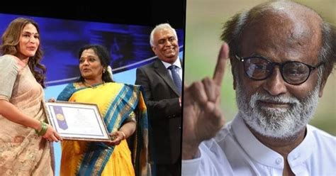 Superstar Rajinikanth becomes highest taxpayer in Tamil Nadu; Aishwaryaa Rajinikanth accepts award