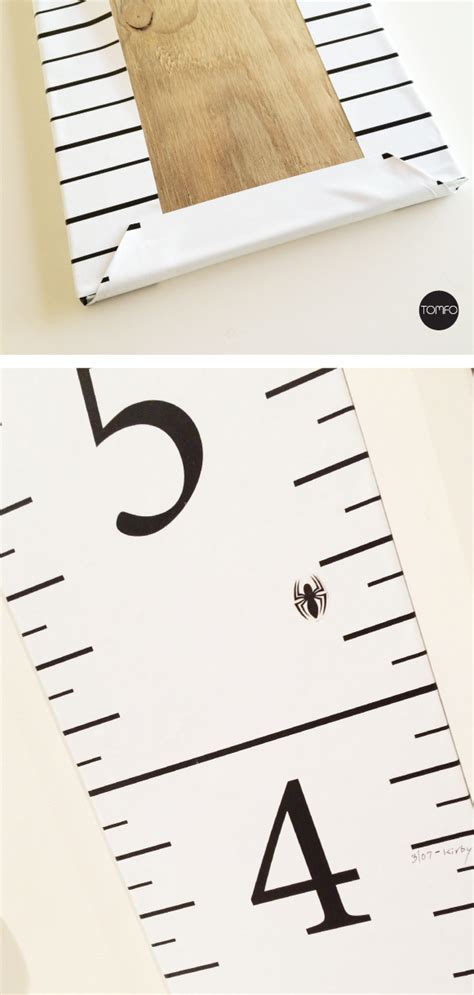 DIY ruler growth chart | TOMFO