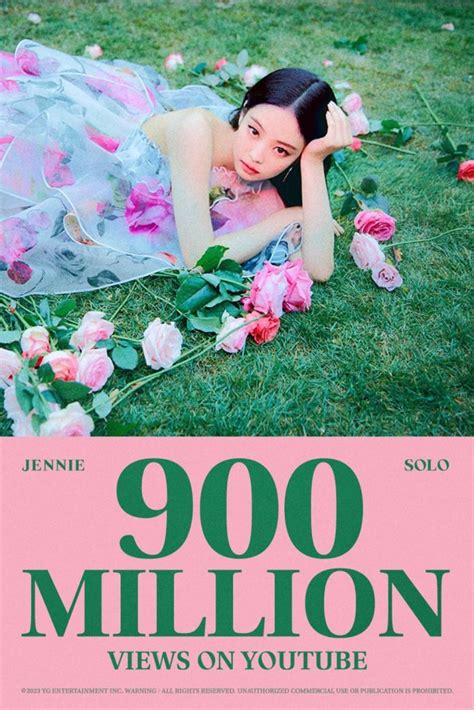 BLACKPINK Jennie's 'Solo' music video hits record high 900 mil. YouTube ...