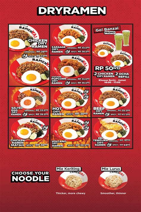 Menu Ramen Ya dan Harganya 2024, Favorit hingga Best Seller!