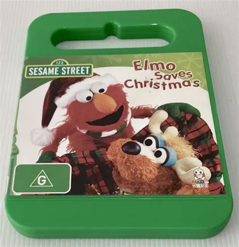 SESAME STREET ELMO Saves Christmas DVD Region 4 Free Post $9.90 ...