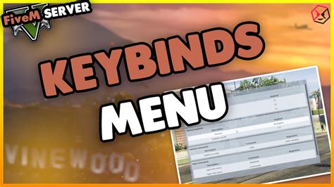 FiveM Keybinds & Command Menu | Zeig deinen Spielern einfach die Steuerung und die Commands ...