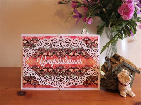 Handmade Congratulations Greeting Card, Original Digital Art Background ...