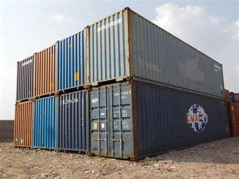 Galvanized Steel Cargo Shipping Containers, Capacity: 10-20 Ton, Length: 20 feet, Rs 160000 ...