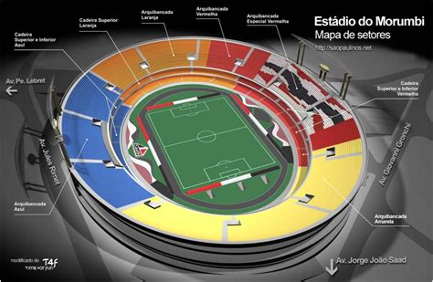 Cícero-Pompeu de Toledo, São Paulo, estádio do mapa - Mapa de Cícero-Pompeu de Toledo-São Paulo ...