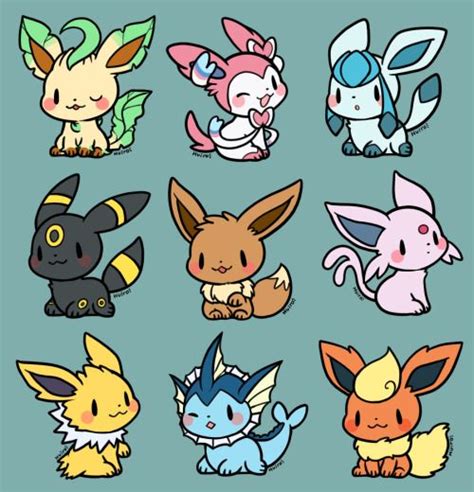 Eeveelution Fan | Cute pokemon wallpaper, Pokemon eevee evolutions, Eevee cute