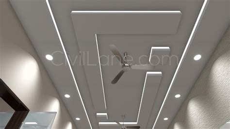 False ceiling design for rectangle living room | Pop false ceiling ...