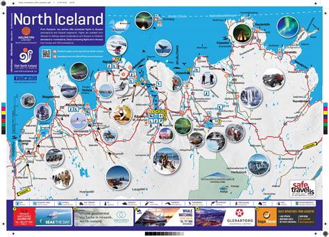 Tourist Attraction Map Iceland - Tourist Destination in the world