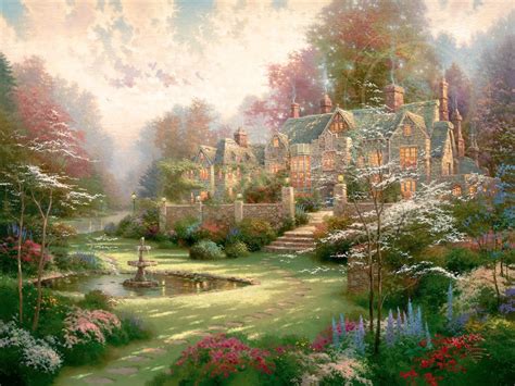 Gardens Beyond Spring Gate – Thomas Kinkade Studios