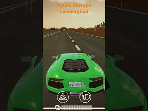 Kylian Mbappé driving Lamborghini - YouTube