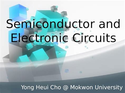 (PPTX) Semiconductor and Electronic Circuits - DOKUMEN.TIPS