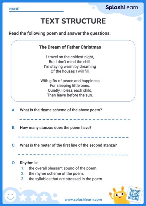 Poetry Rhyme and Rhythm Worksheet - Have Fun Teaching - Worksheets Library