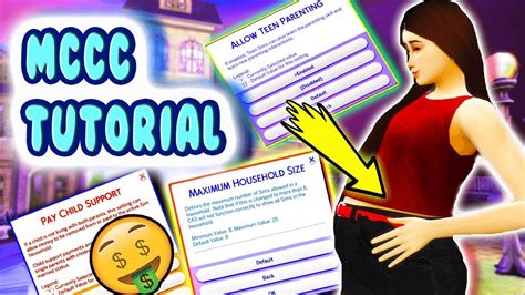 How to use MC Command Centre | MCCC Sims 4 Tutorial (Part 1) - YouTube