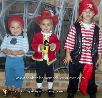 Coolest Pirate, Captain Hook, and Smee Costume with Pirate Ship