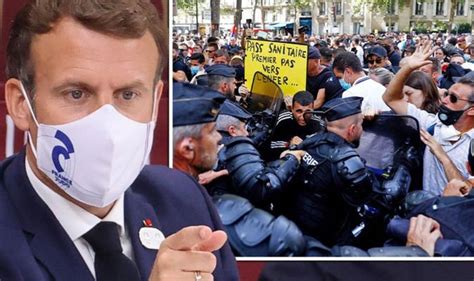 France protests: Violence breaks out as '35 percent' back fight against ...