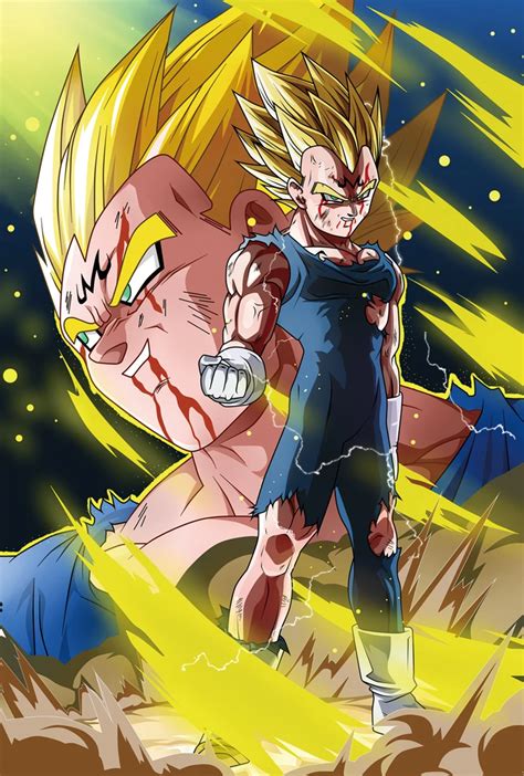 D604 Hot New Japan Anime Dragon Ball Super Z Majin Vegeta Silk Poster ...