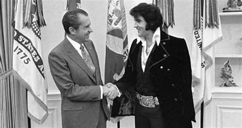 The Bizarre Story Behind This Photo Of Elvis And Nixon