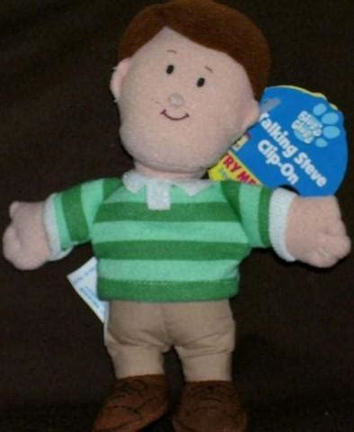 NEW~Blues Clues Talking Steve Clip On Plush Doll 7 | #85447582