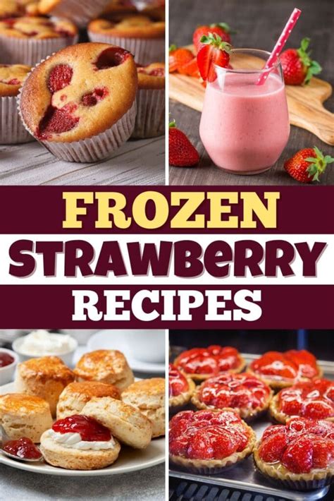 25 Best Frozen Strawberry Recipes - Insanely Good