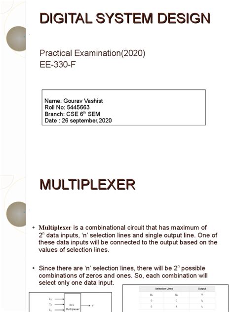 Digital System Design | PDF | Electronic Design | Computer Engineering