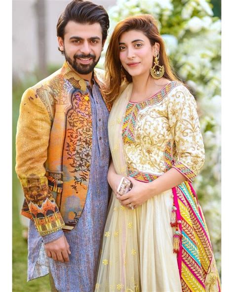 Pakistani Couple Outfits-25 Best Outfits Of Pakistani Celebrities