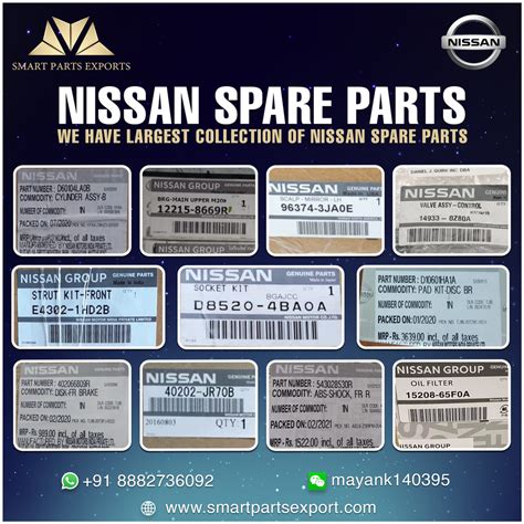 Nissan Genuine Spare Parts, For Automotive at Rs 1200/piece in Delhi | ID: 22419844148