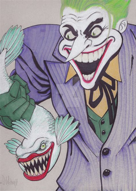 The Joker's infamous Laughing Fish ! by ThomasChaseWhitney on DeviantArt