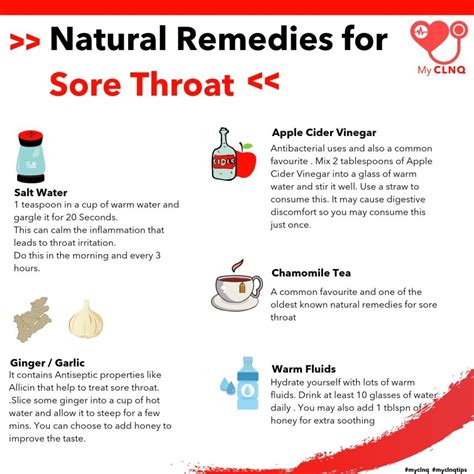 Proven Natural Remedies for Sore Throat - MyCLNQ Health