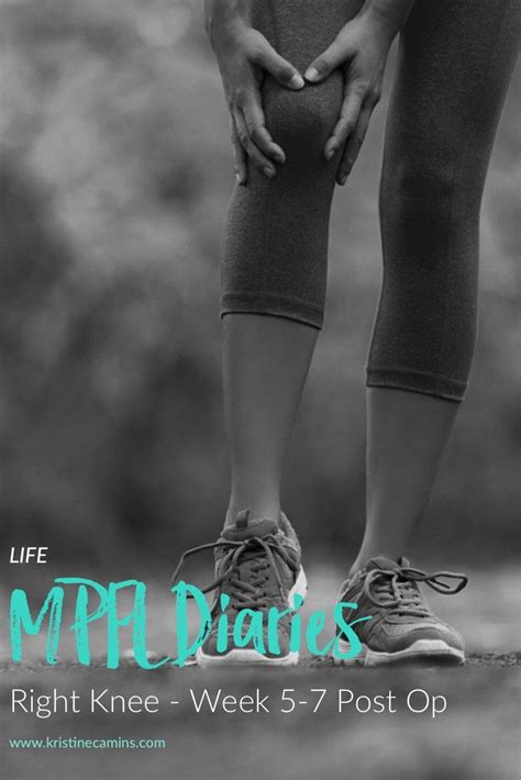 MPFL Reconstruction Recovery- Week 5 to Week 7 Post Op | Post op, Knee ...