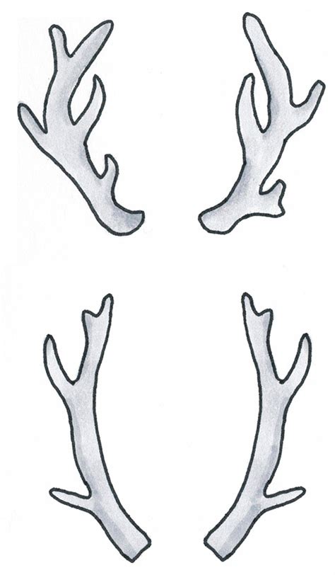 Moose Antlers Drawing at PaintingValley.com | Explore collection of Moose Antlers Drawing