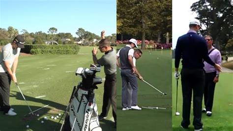 Justin Rose Golf Swing Drill with Sean Foley | Focus on Squaring the ...