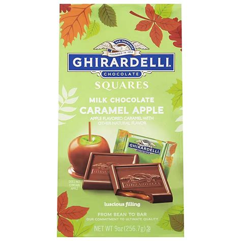 Ghirardelli Milk Chocolate Caramel Apple Squares - Shop Snacks & Candy at H-E-B