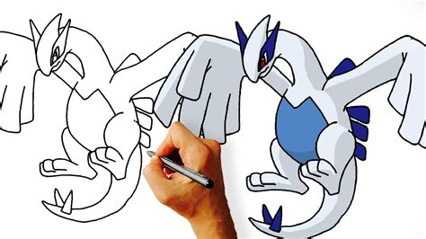 Learn How to Draw Lugia From Pokemon Easy Step by Step