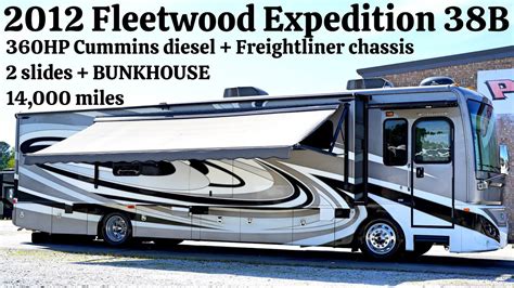 2012 Fleetwood Expedition 38B BUNKHOUSE A Class 360HP Cummins Diesel Pusher @ Porter's RV ...