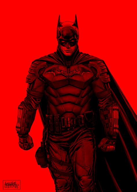 The Batman Robert Pattinson RED by garnabiuth on DeviantArt Batman ...