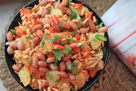 Sukha Peanut Bhel Recipe - Peanut Bhel Chaat by Archana's Kitchen