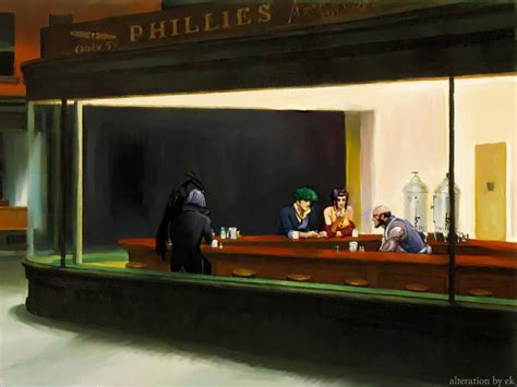 23 parodies de Nighthawks d’Edward Hopper – La boite verte