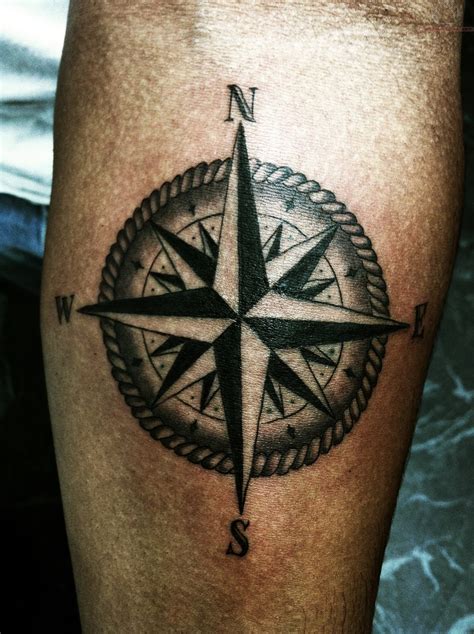 Compass Tattoos Designs, Ideas and Meaning | Tattoos For You