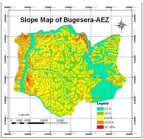 Slope map of Bugesera region | Download Scientific Diagram