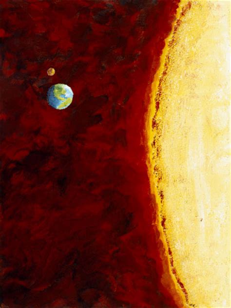 Sun-Moon-Earth - Arthelga as art print or hand painted oil.