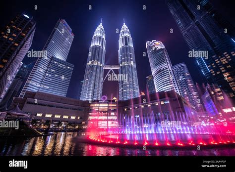 KUALA LUMPUR, MALAYSIA JULY 21: Night View Of KLCC Park And, 59% OFF