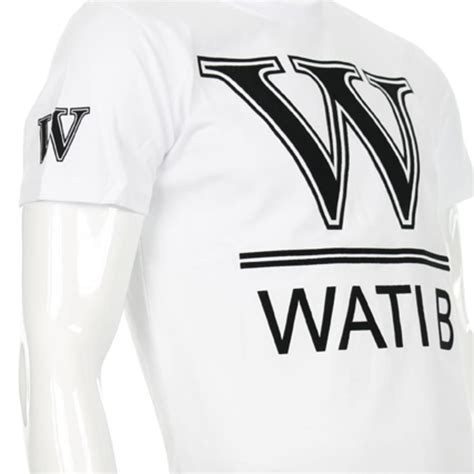 Wati B - Tee Shirt Wati B Big Logo Blanc Logo Noir - LaBoutiqueOfficielle.com