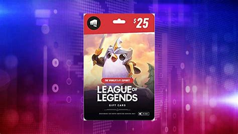 League of Legends $25 Gift Card - NA Server Only [Online Game Code ...