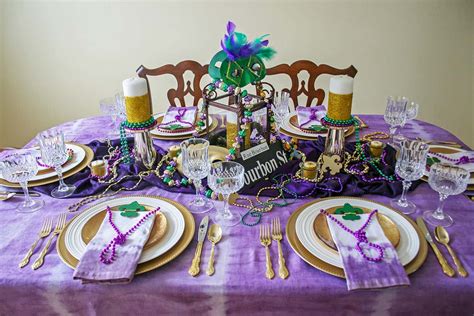 Mardi Gras Table Decorations Pictures | Shelly Lighting