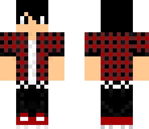 Black Hair boy | Minecraft Skin