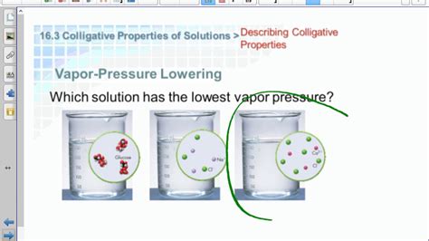 Ch 16 3 Colligative Properties of Solutions - YouTube