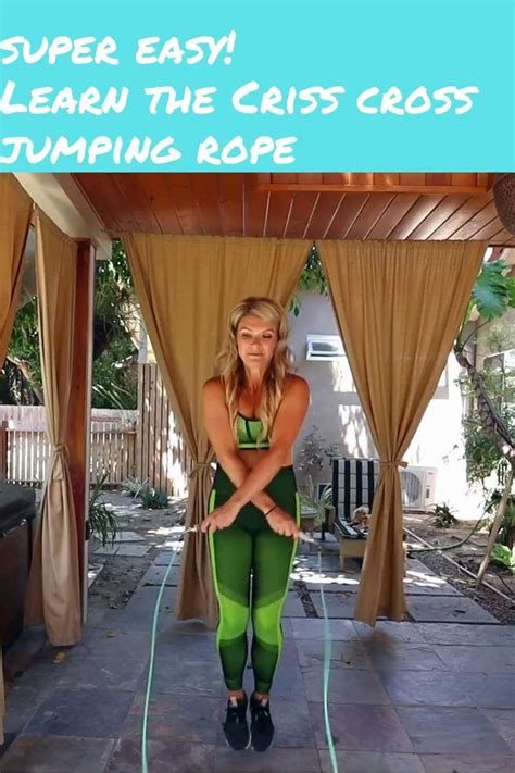 Learn the CRISS CROSS jumping rope tutorial [Video] | Jump rope workout ...