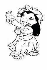 Hula Coloring Pages At GetColoringscom  Free Printable Colorings sketch template