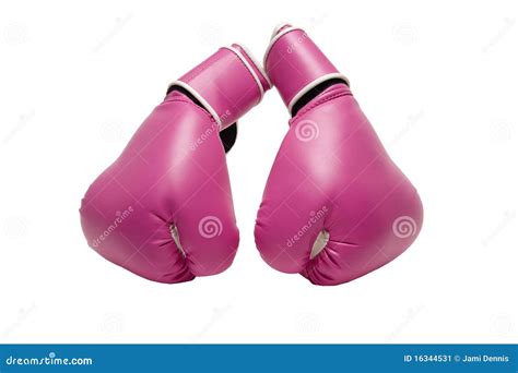 Pink Boxing Gloves stock image. Image of isolated, punching - 16344531