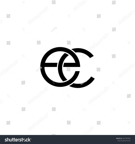 Illustration Vector Graphic Logo Letter Ec Stock Vector (Royalty Free ...